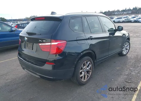 2011 BMW X3 xDrive35I z USA, uszkodzony, nr VIN 5UXWX7C57BLT78516